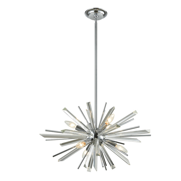Bruna 6 - Light Dimmable Sputnik Sphere Chandelier