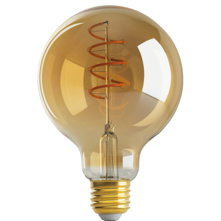 Amber Dimmable G30 LED Bulb with Screw-in Base