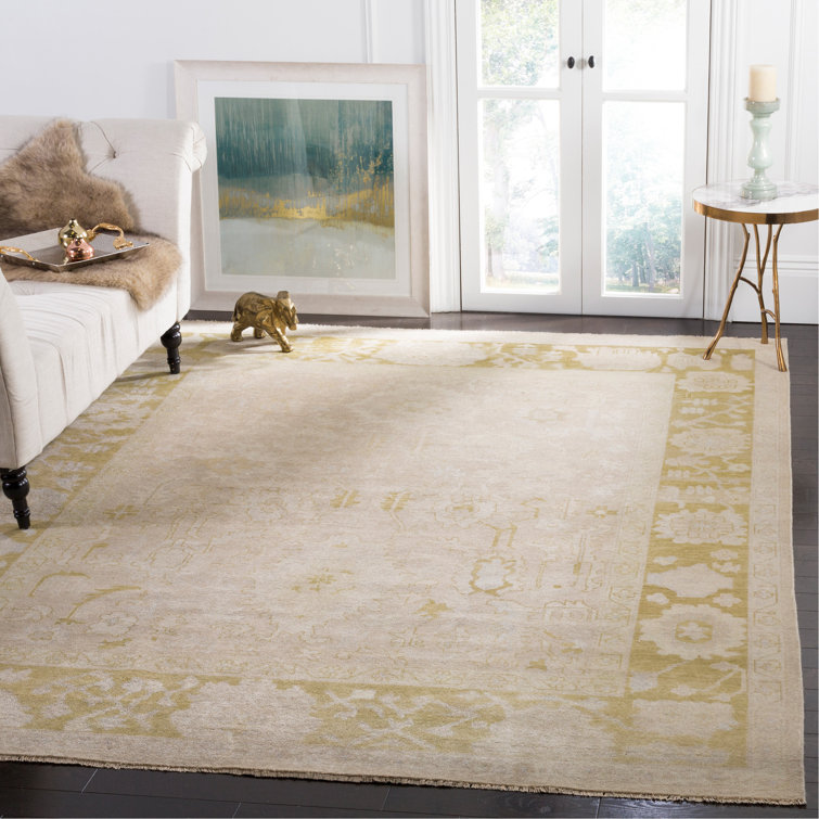 Gray Wool Handmade Tufted Rectangular Area Rug 10' x 14'