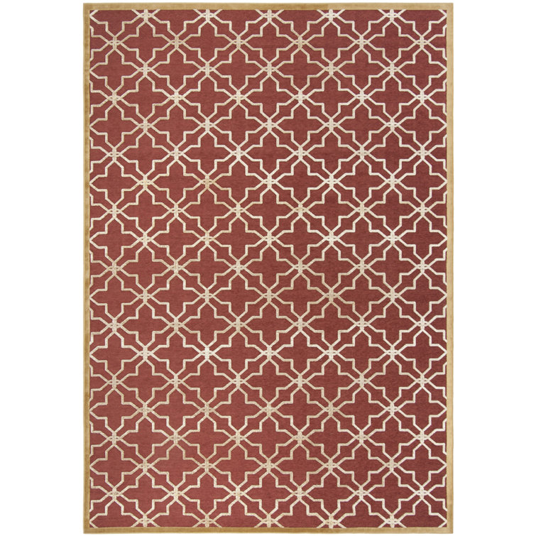 Ivory Elegance 5' x 7' Handmade Wool & Viscose Rug