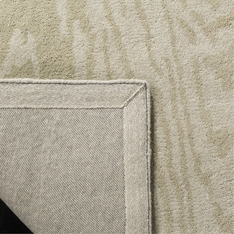 Handmade Potter's Clay Tufted Wool Area Rug 5' x 8'