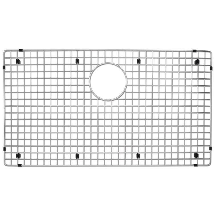 Precision Stainless Steel Sink Grid with Drying Rack