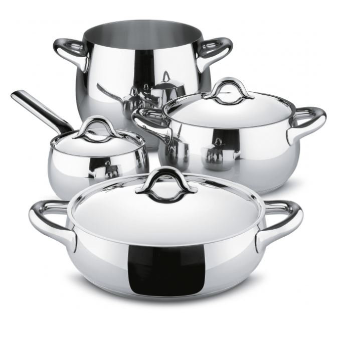Mami 7-Piece Stainless Steel Kitchen Cookware Set