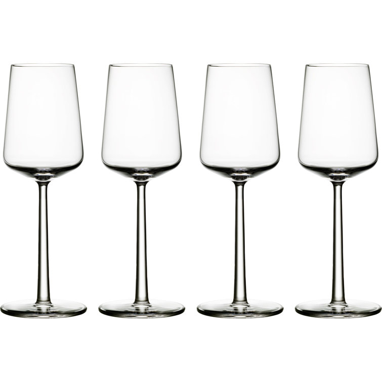 Essence Clear Lead-Free Glass White Wine Set of 4