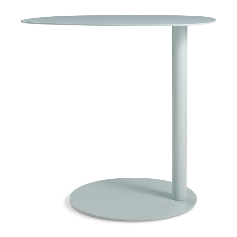 Polished Stainless Steel Rectangular End Table