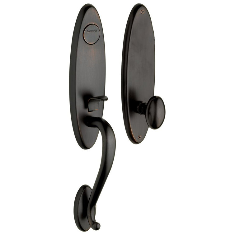 Blakely Oil Rubbed Bronze Dummy Handleset with Knob and Rosette