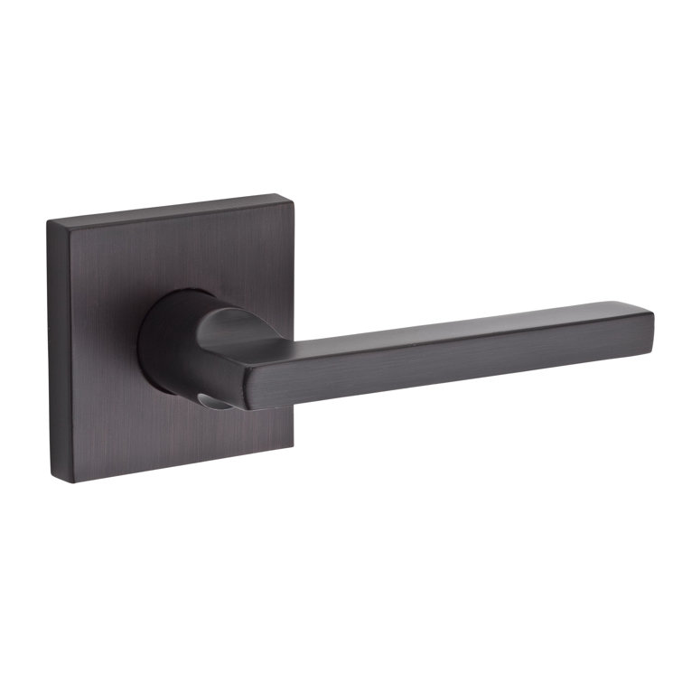 Venetian Bronze Contemporary Square Passage Door Lever