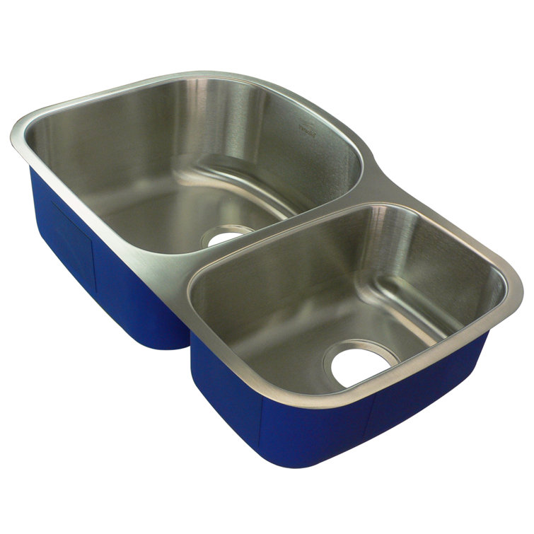 Meridian 31.5'' Stainless Steel Double Bowl Undermount Kitchen Sink