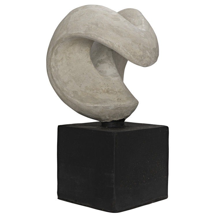 Nobuko 17.5'' Modern Glass Sculpture Home Accent