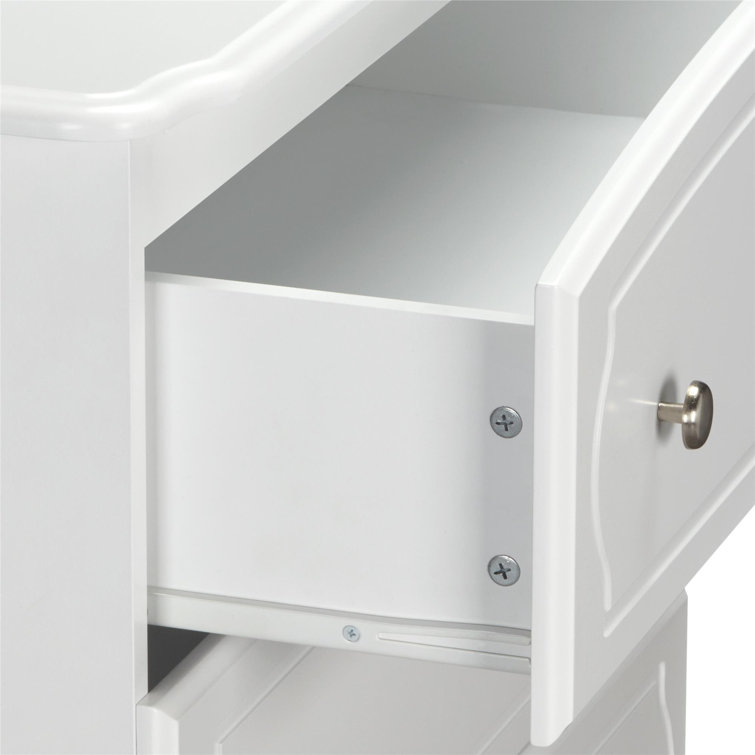 Elegant Rowan Valley Laren 6-Drawer Double Nursery Dresser in White