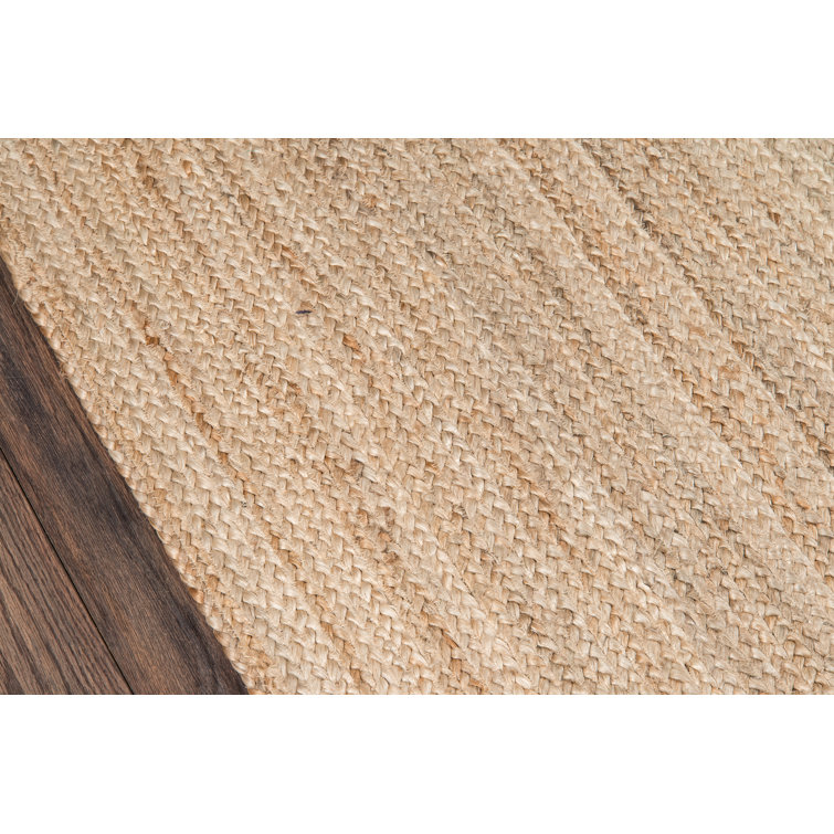 Braided Brown Wool 5' x 7' Reversible Rectangular Rug