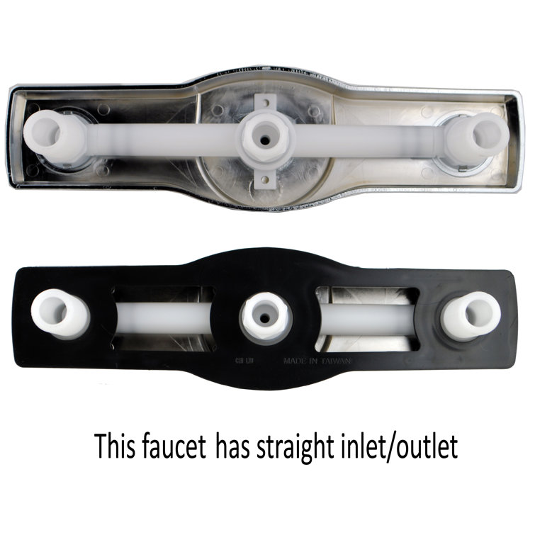 Brushed Nickel Wall-Mount Tub Shower Faucet with Acrylic Handles
