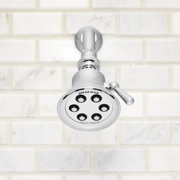 Retro Polished Chrome Multi-Function Wall Mounted Shower Head