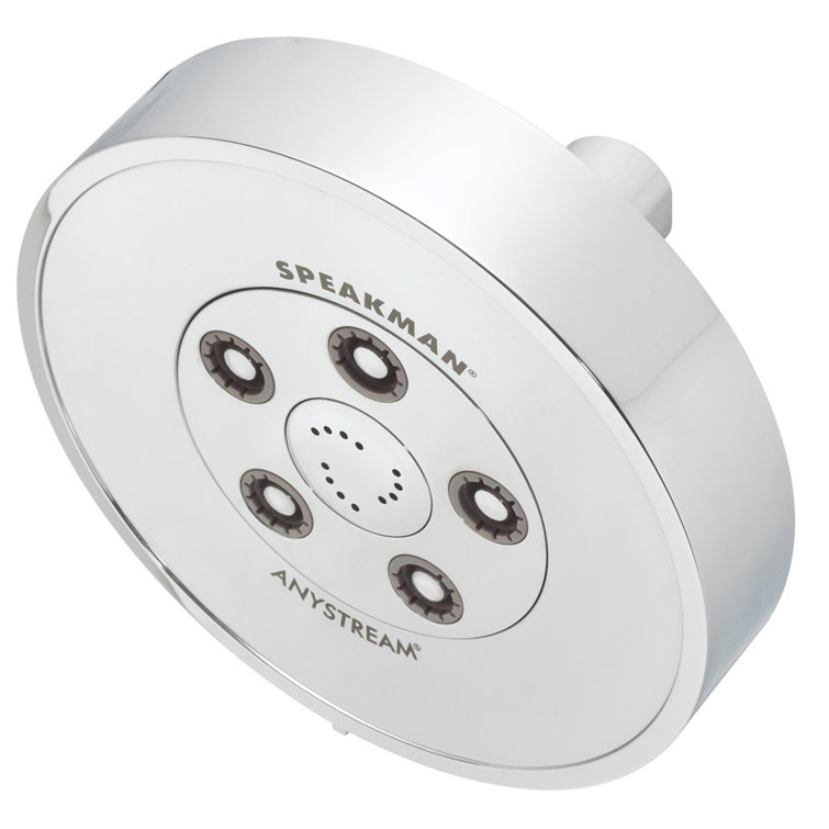 Neo Polished Chrome Multi Function Wall Mounted Shower Head