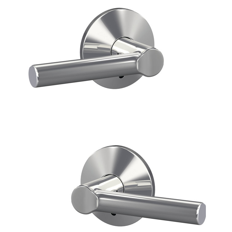 Bright Chrome Universal Interior Hall/Closet Dummy Door Handle