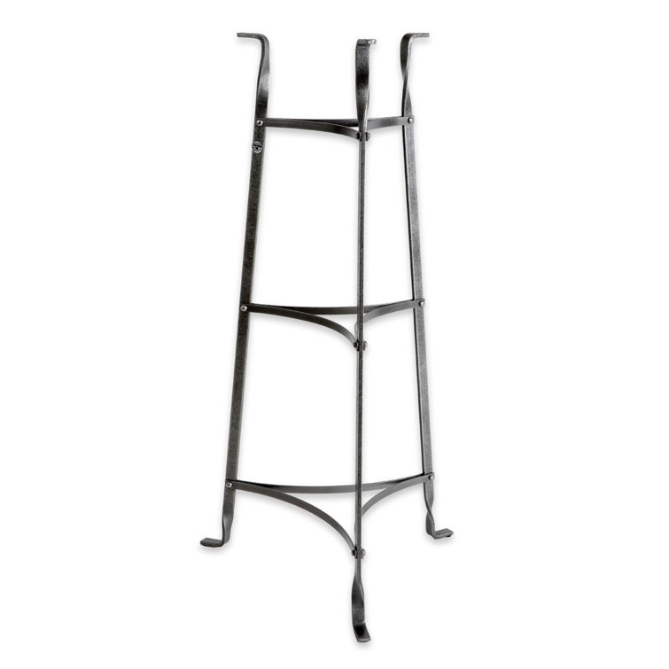 Hammered Steel 3-Tier Stain Resistant Plant Stand
