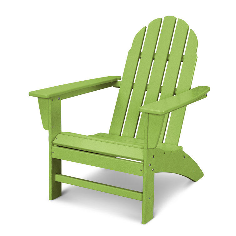 Lime Green Polywood Vineyard Adirondack Chair