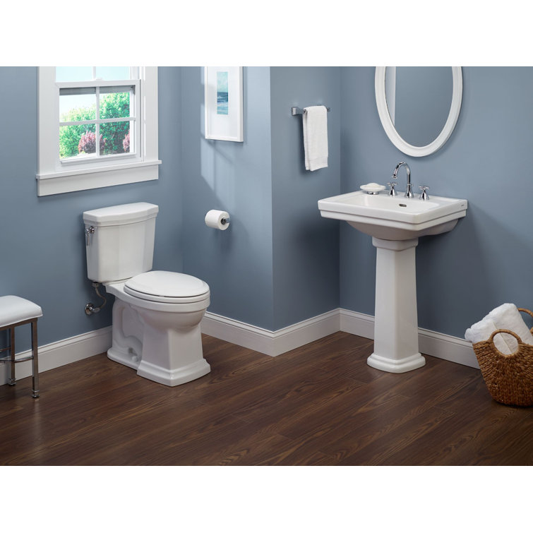 Eco-Savvy Bone Elongated Dual Flush High-Efficiency Toilet