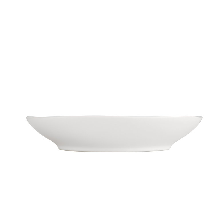Linen Ceramic Coupe Pasta Bowl Set, 27 oz Capacity