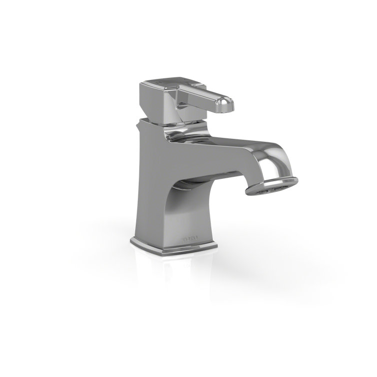 Modern Polished Nickel Solid Brass Single Hole Bathroom Faucet