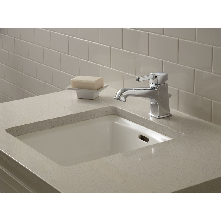 Modern Polished Nickel Solid Brass Single Hole Bathroom Faucet