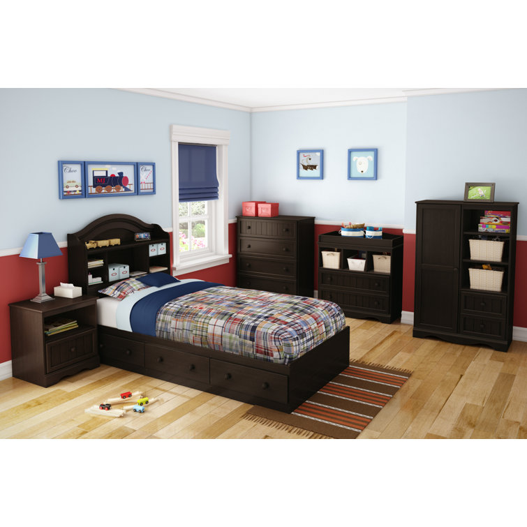 Savannah Espresso Kids Armoire with Adjustable Shelves