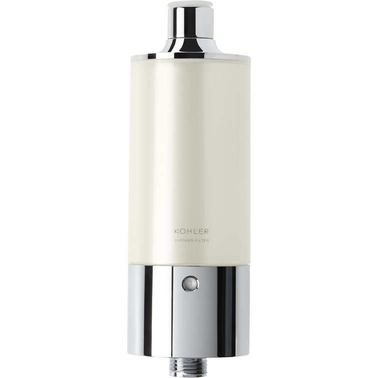 Polished Chrome and Acrylic Shower Filter System