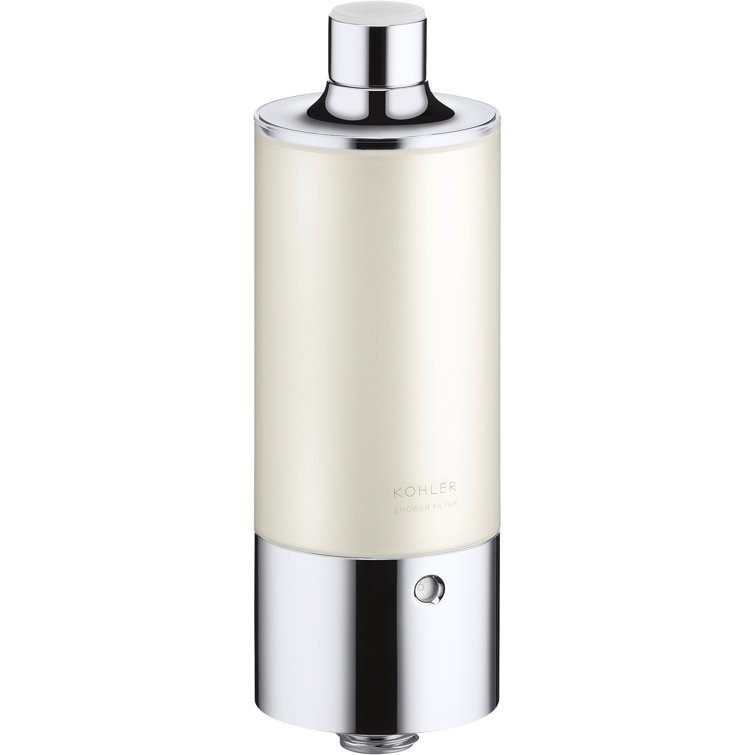 Polished Chrome and Acrylic Shower Filter System