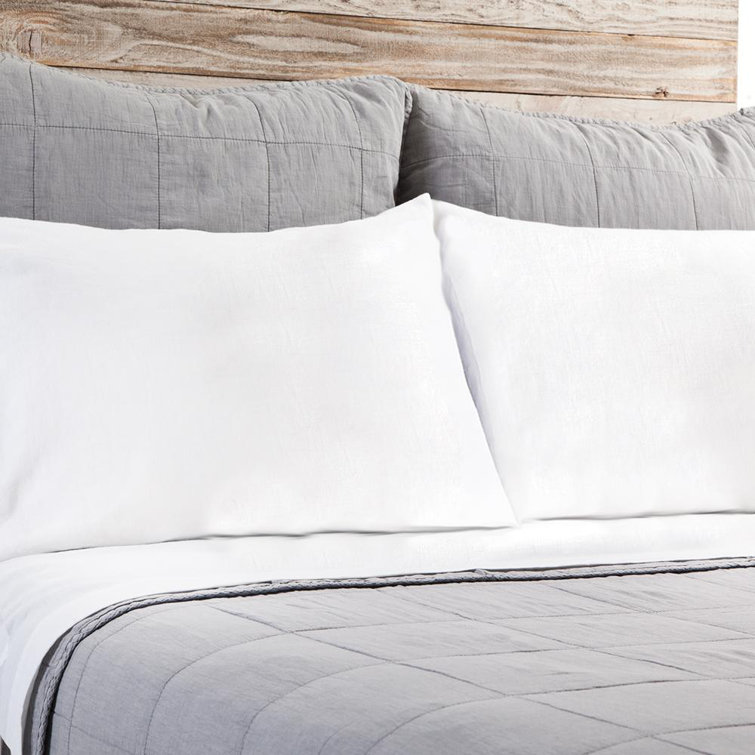 Antwerp Sky Blue King-Sized Cotton Quilted Coverlet