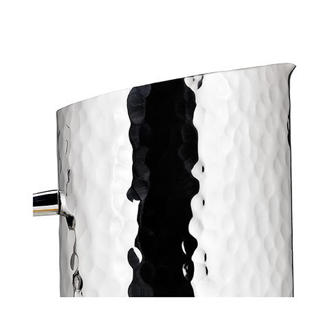 Helyx 70oz Stainless Steel Hammered Water Pitcher