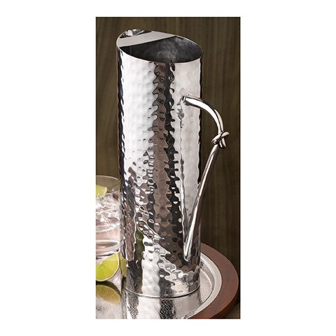 Helyx 70oz Stainless Steel Hammered Water Pitcher