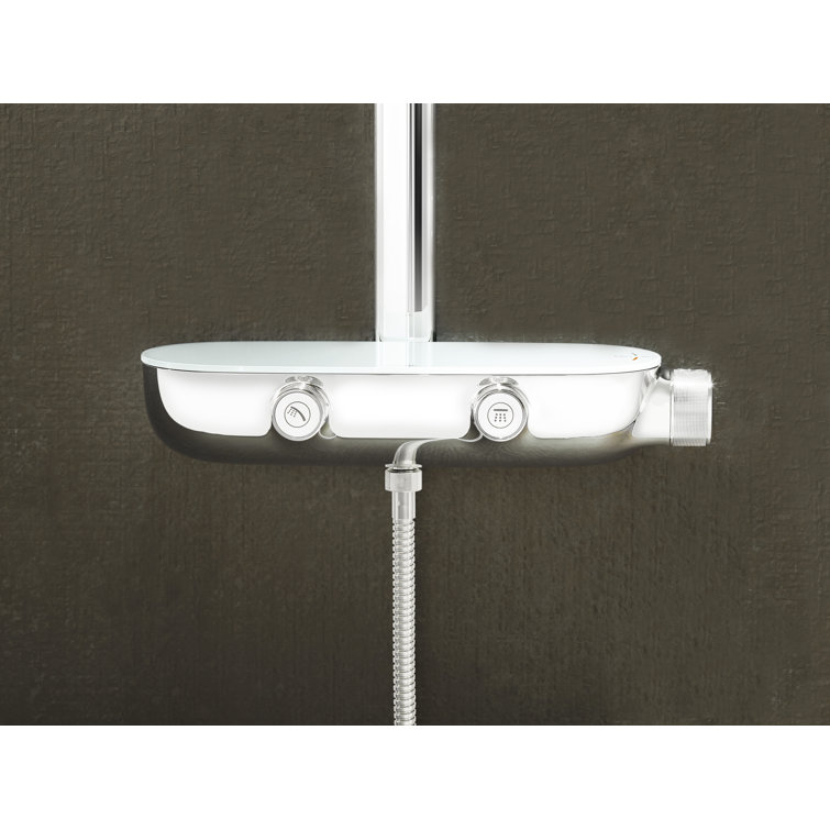 Starlight Chrome Modern Multi-Head Rain Shower System
