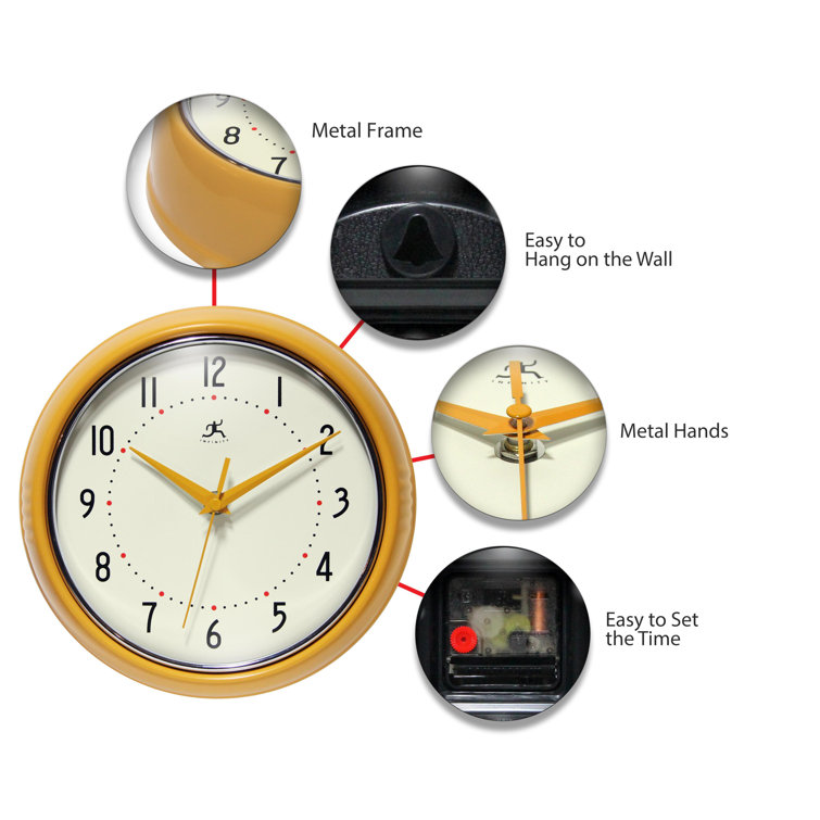Desdra Metal Wall Clock