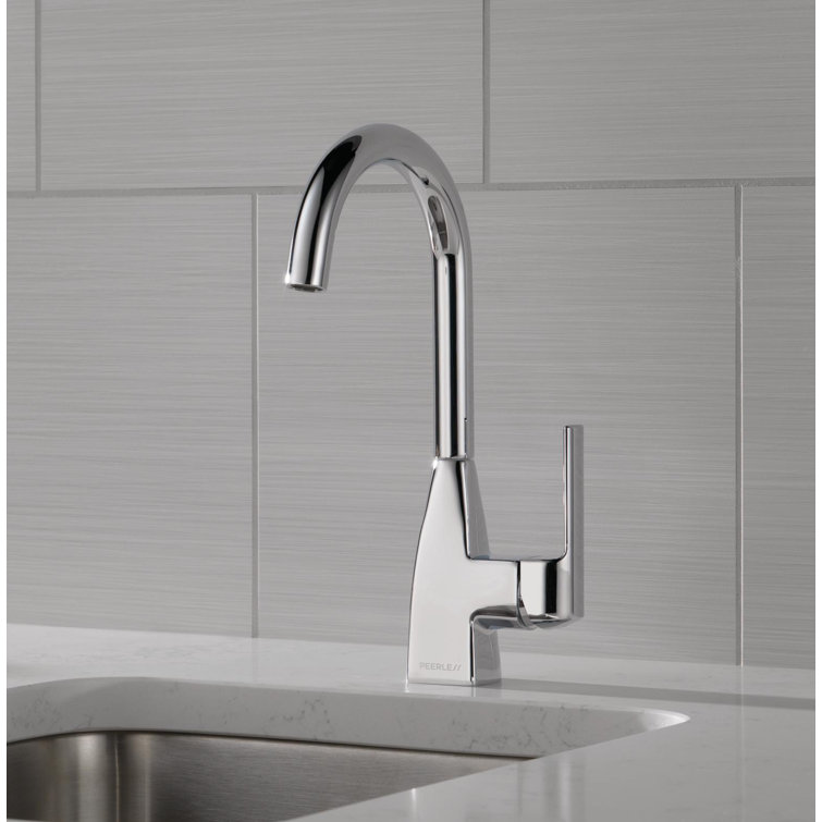 Xander Polished Chrome Dual-Handle Bar Faucet with 360 Swivel