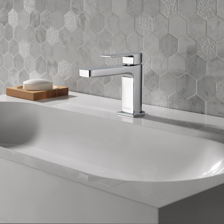 Xander Polished Chrome Single-Handle Mid-Arc Bathroom Faucet