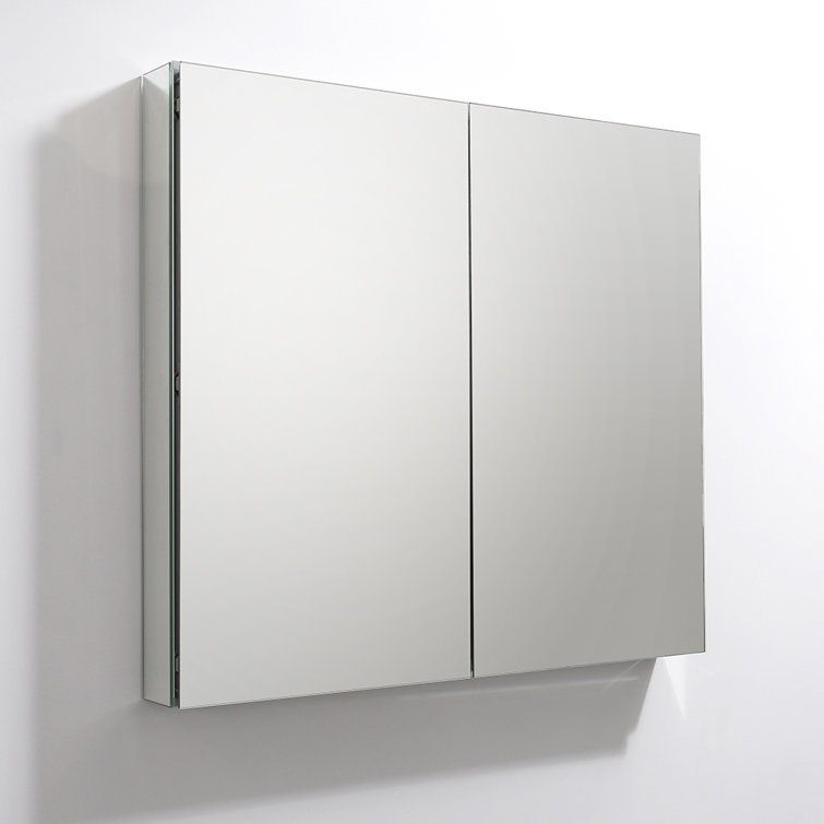 Modern Frameless Rectangular Bathroom Medicine Cabinet with Mirrors