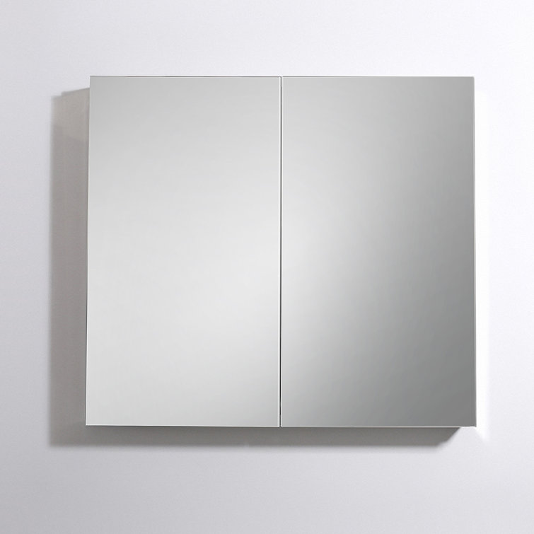 Modern Frameless Rectangular Bathroom Medicine Cabinet with Mirrors