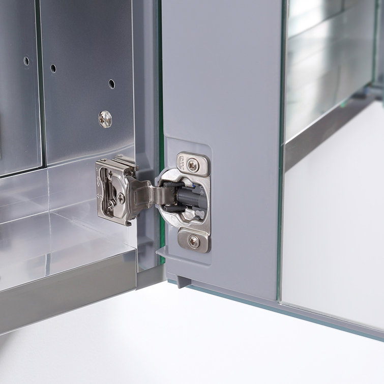 Modern Frameless Rectangular Bathroom Medicine Cabinet with Mirrors