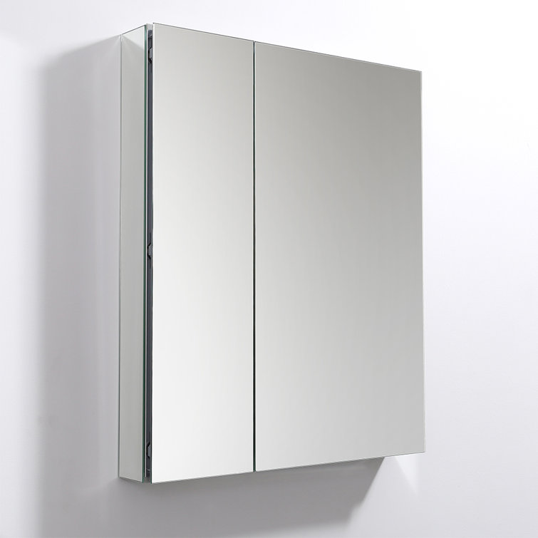 Fresca 36" Frameless Rectangular Bathroom Medicine Cabinet with Mirrors