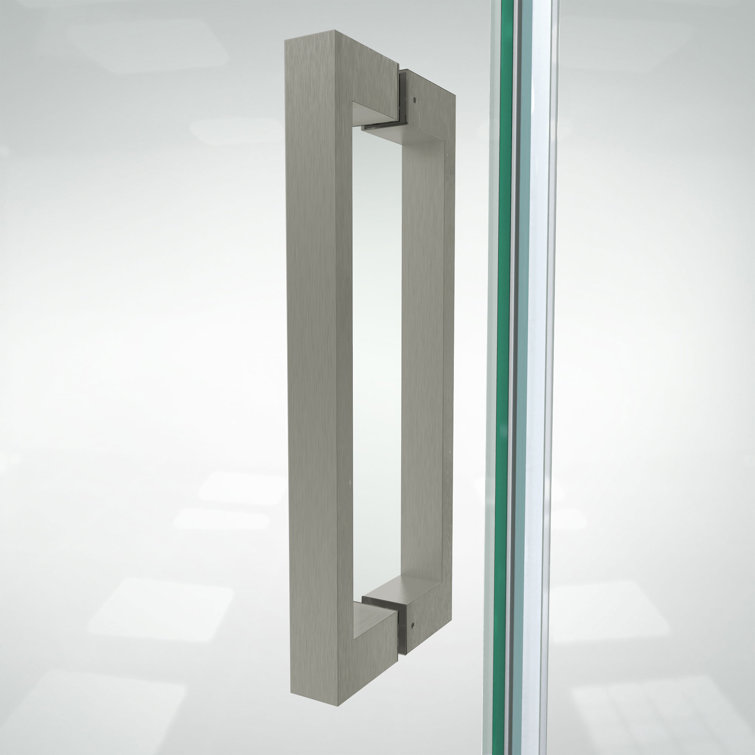 Elegance Plus 58" Frameless Clear Glass Pivot Shower Door