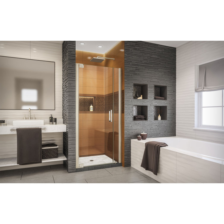 Elegance-LS 29"-40" Frameless Clear Glass Pivot Shower Door