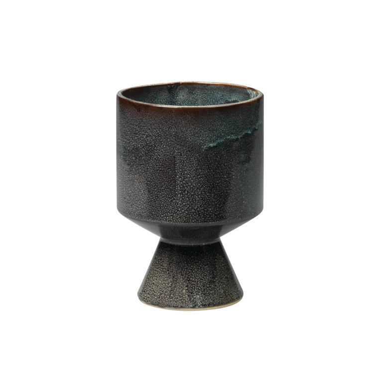 Berkeley Blue Ceramic Geometric 3-Piece Pot Set