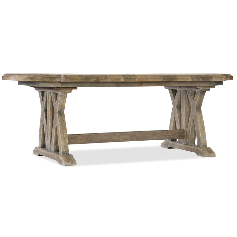 Boheme Antique Milk Paint Extendable Dining Table