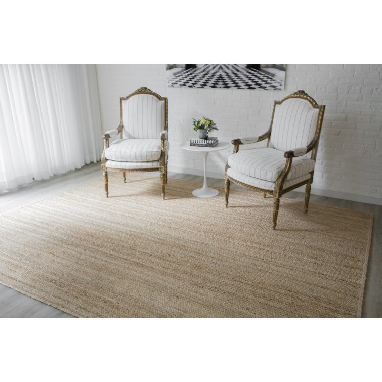 Braided Brown Wool 5' x 7' Reversible Rectangular Rug