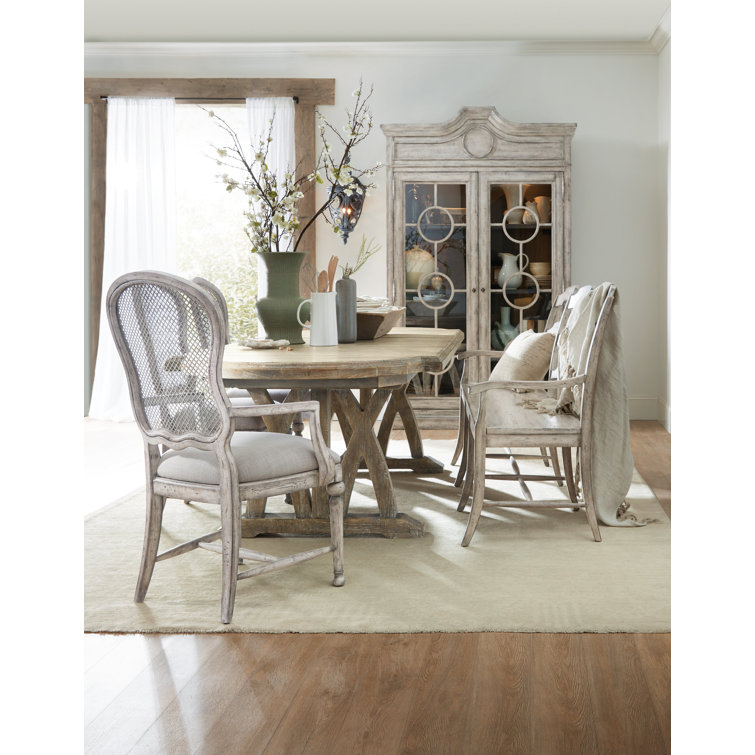 Boheme Antique Milk Paint Extendable Dining Table