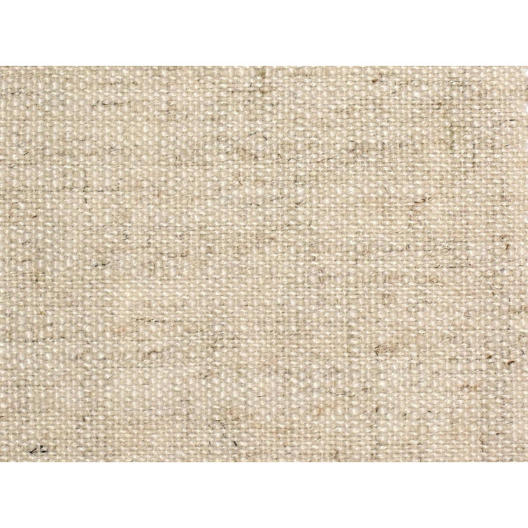 Greige Sand-Blasted Linen Upholstered Side Chair