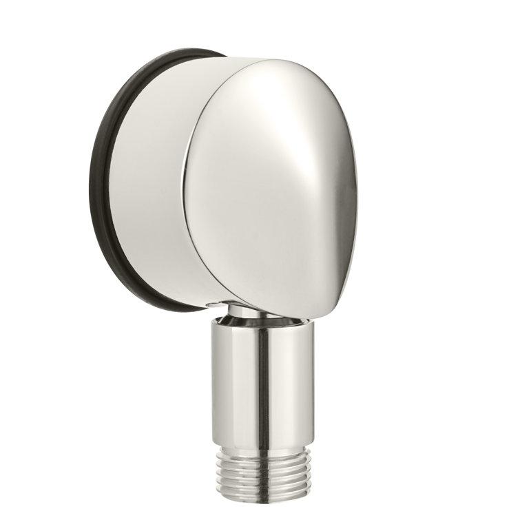 Polished Nickel Wall Mounted Shower Connector