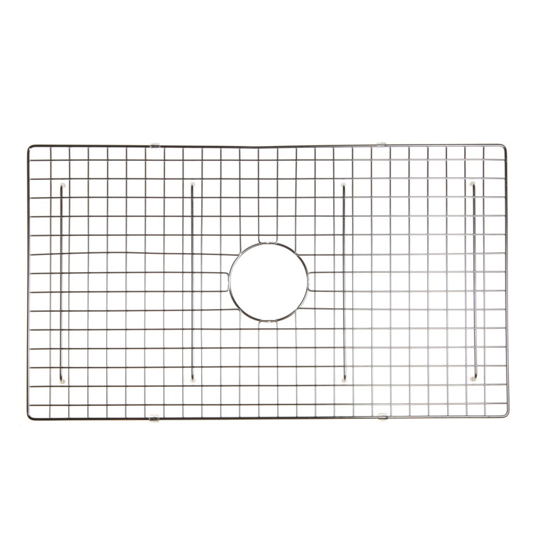 Chrome Stainless Steel Bottom Grid for 33-Inch Sink