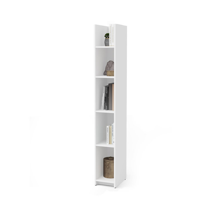White Adjustable Narrow 10-Inch Shelving Unit