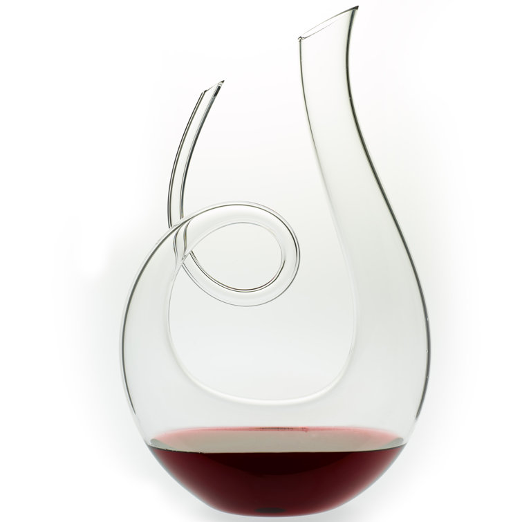 Hand-Blown Lead-Free Crystal Treble Wine Decanter